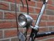 Fahrradlampe vorne weiß mit Reflektor