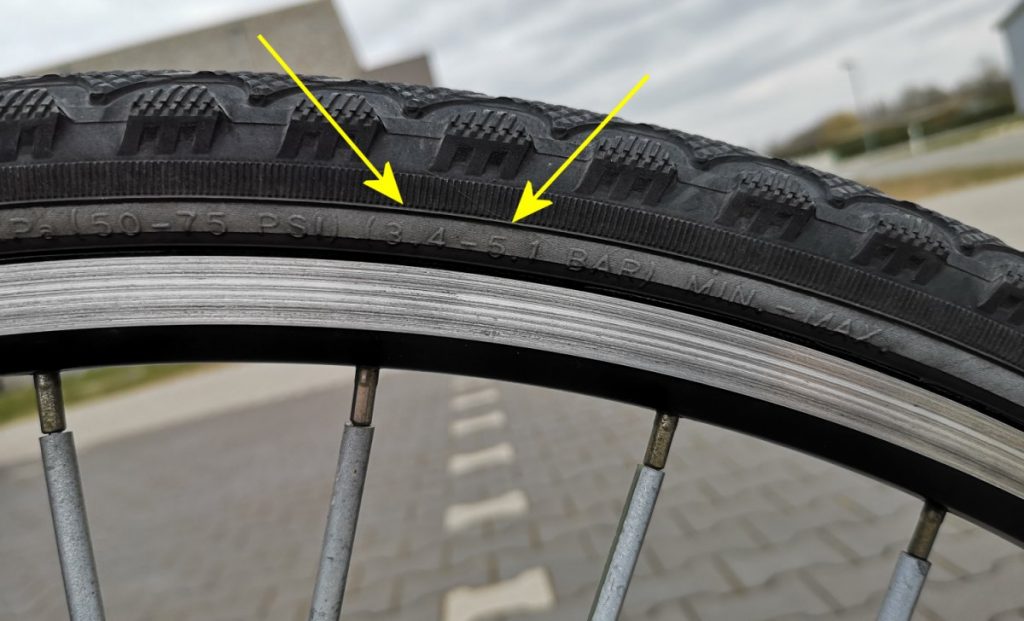 reifendruck fahrrad tabelle