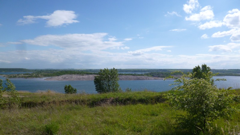 Blick über den Geiseltalsee Blick über den Geiseltalsee