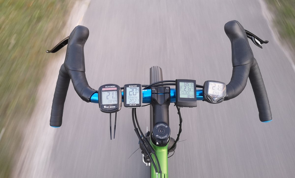 Radfahren Fahrradcomputer Kilometerzähler Tachometer Gegenlicht Halterung 2019 