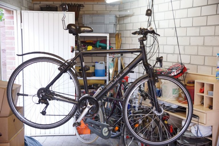 Fahrradlift Test Fahrrad Flaschenzug
