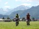 Carsten udn Soeren in Oberstdorf im Hintergrund die Alpen