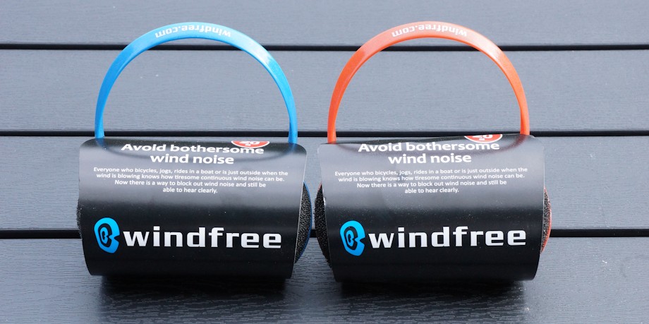 Windfree Blau Windgeräuschreduzierung Windschutz Ohren Höhrgerät Ohrenschutzer 