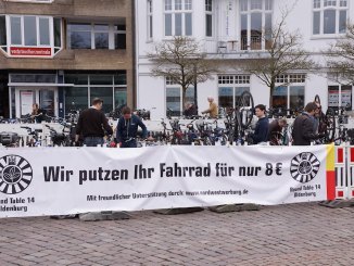 Round Table Oldenburg (RT14) putzt Fahrräder für den guten Zweck