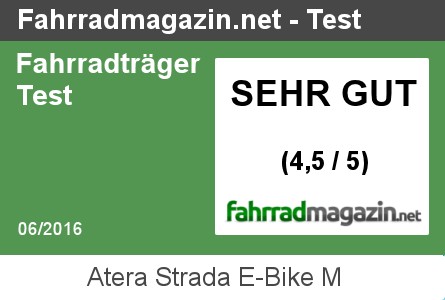 Atera Strada E-Bike M Testergebnis