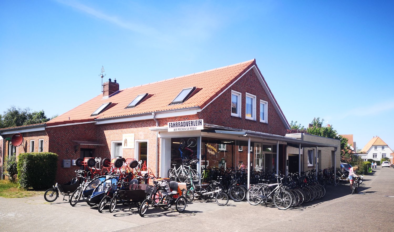 Fahrradverleih auf Borkum