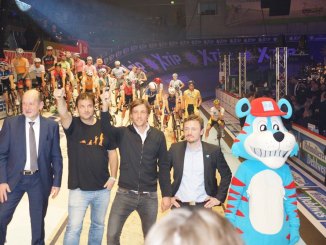 Sixdays Startschuss Clemens Fritz Martin Ruetter