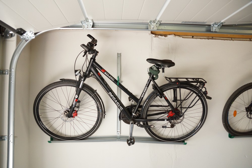 4 x WELLGRO® Wand Fahrradhalter Stahl Fahrrad Garage Wandhalter Fahrradhaken NEU 