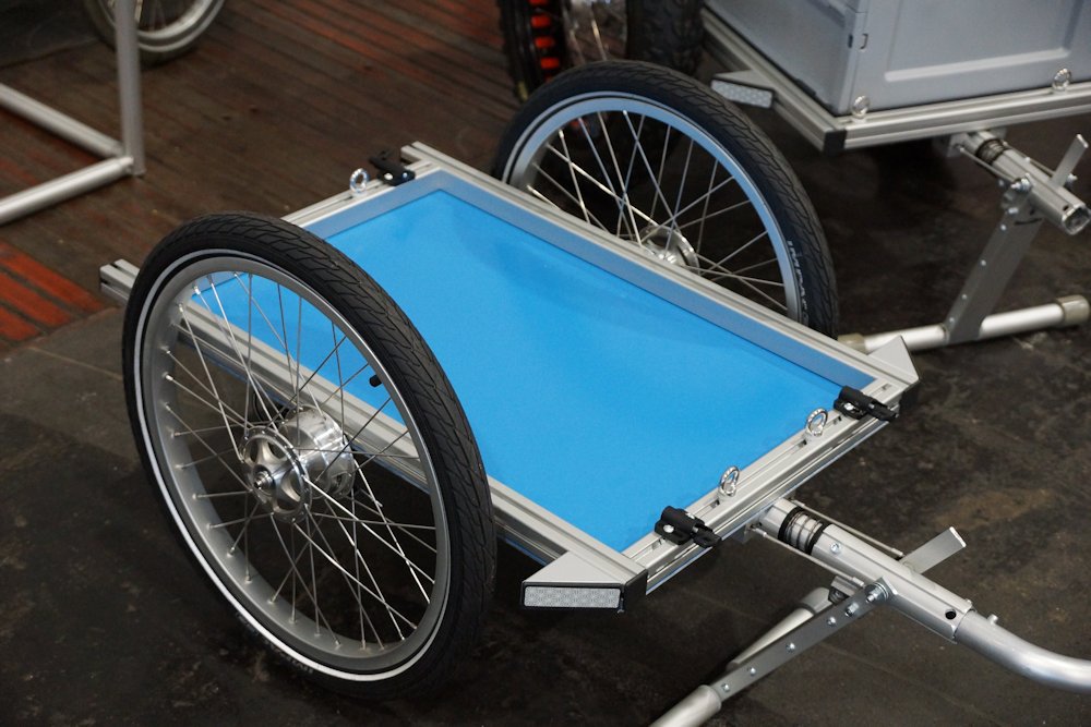 Fahrradanhänger mit Auflaufbremse