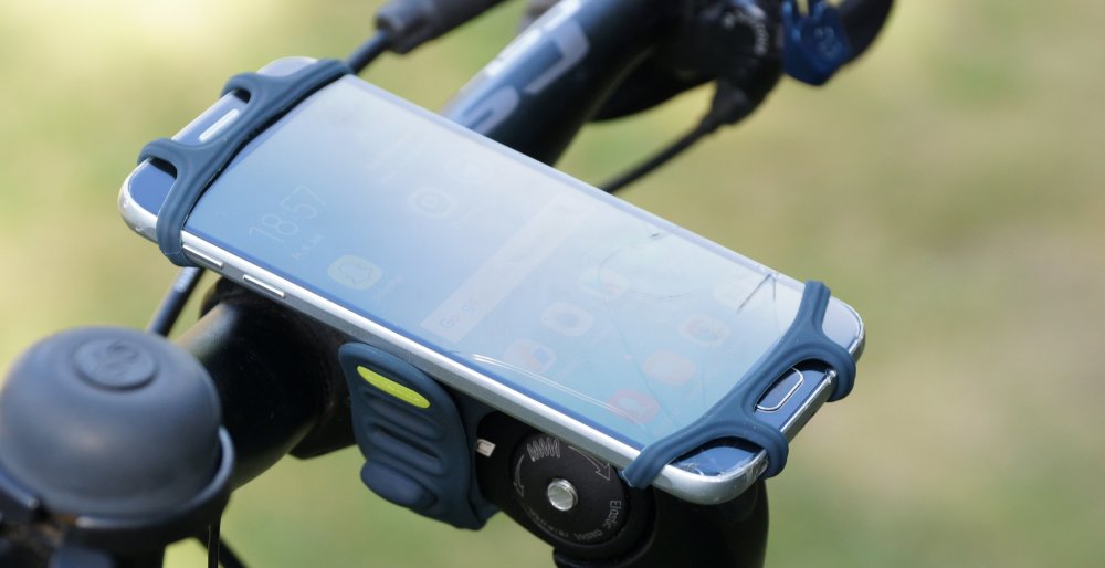 Ipow Universal Fahrrad Handyhalterung mit Metall Sockel Stabil Fahrradhalterung für meisten Smartphone 