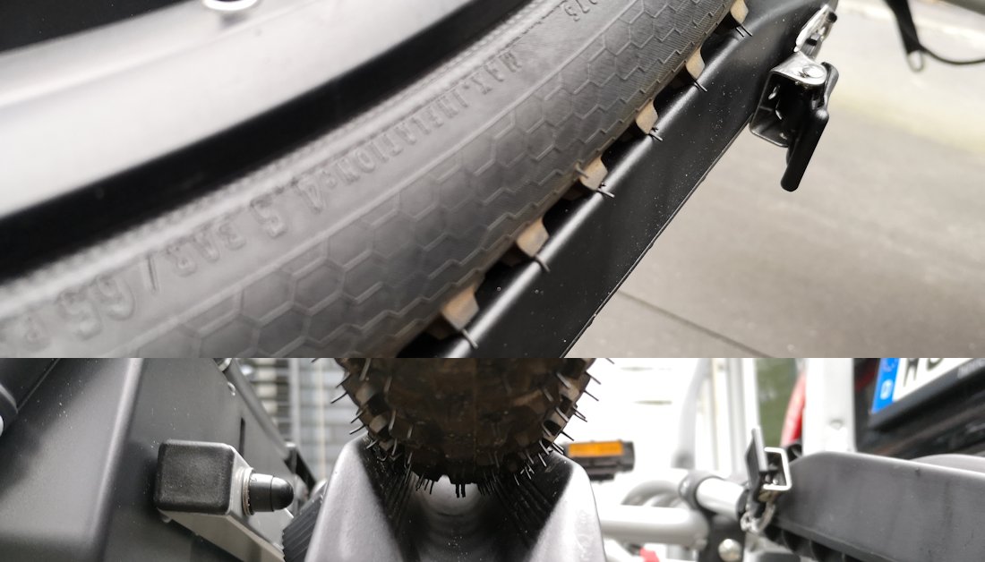 EUFAB 11595 Radschienen für breite Reifen bis 3,25 Zoll alle Amber Modelle 