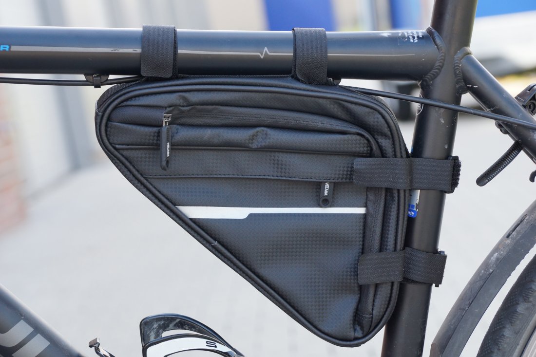 MTB Tasche Regenjacke etc Koopan Fahrrad Dreiecktasche - Fahrradtasche Rahmen Triangeltasche ideal für Fahrradschloss Werkzeug Fahrrad Rahmentasche Wasserdicht