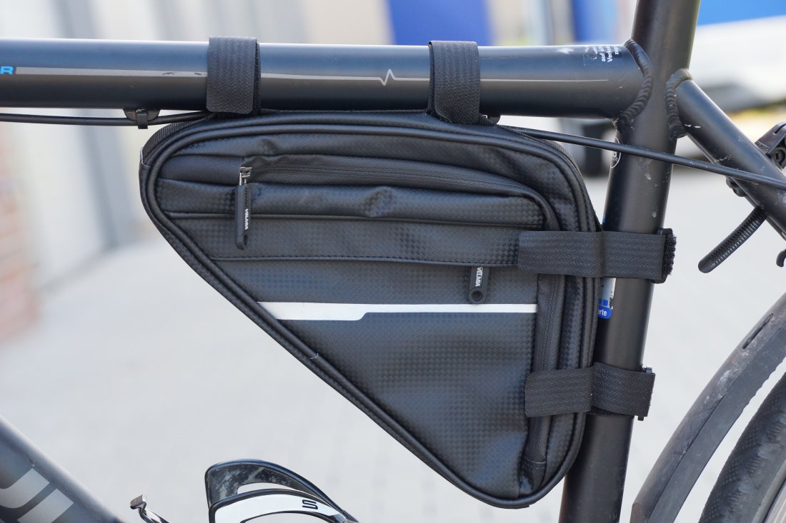 Fahrrad Rahmentaschen Test Dreiecktasche für das Fahrrad