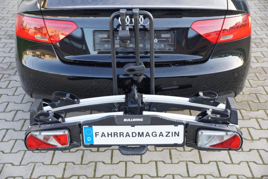 Bullwing SR7 Fahrradträger im Test GUT Faltbar + EBikes