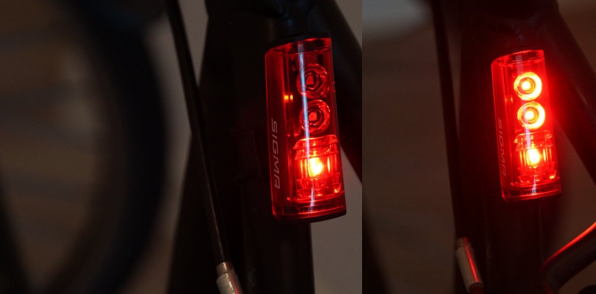 Smart Rücklicht USB Bremslicht Bike Fahrrad Sattel Montage