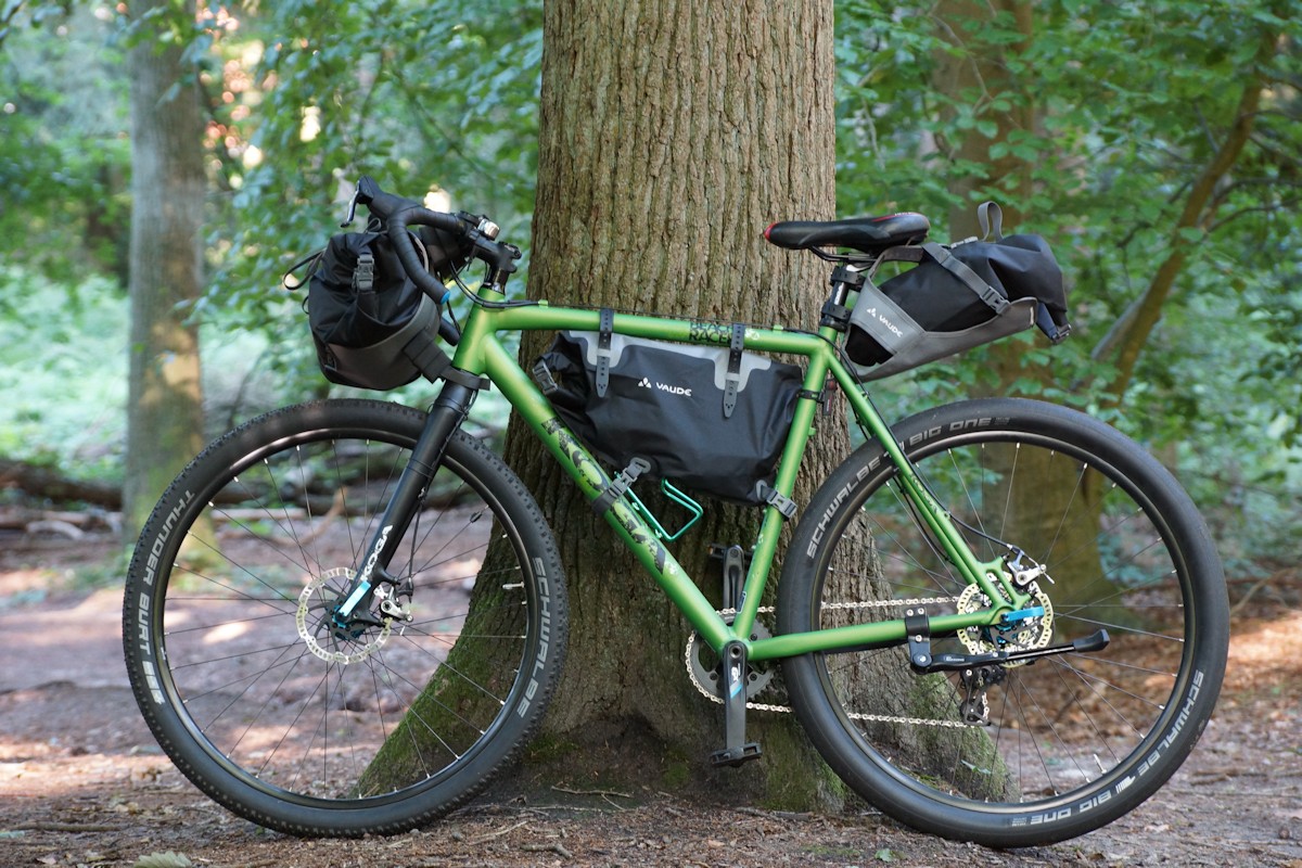 Bikepacking Fahrrad mit Taschen Bikepacking Fahrrad mit Taschen