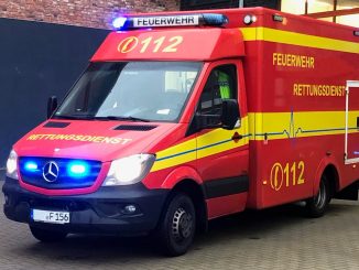 Rettungswagen Unfall Fahrrad