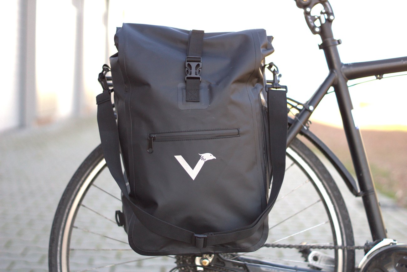 Valkental 3in1 Fahrradtasche Test Tasche & Rucksack in einem