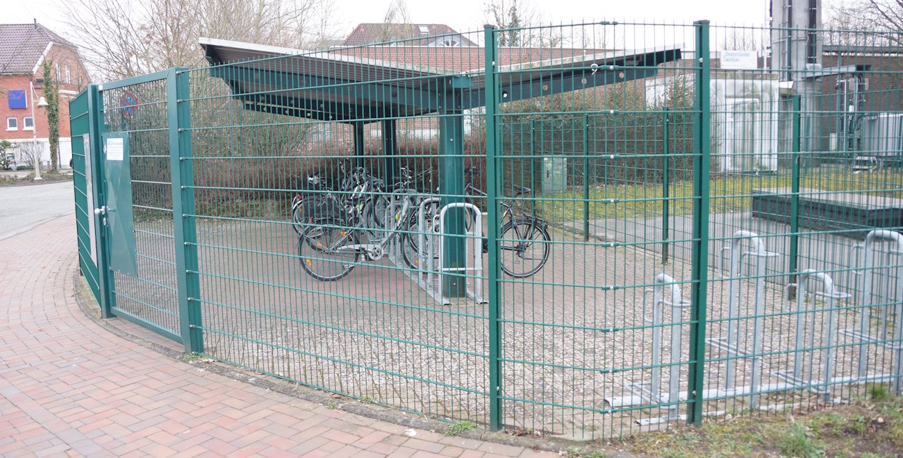 Fahrradabstellplatz Bike und Ride