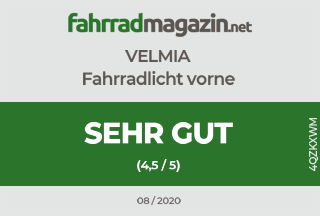 Velmia Fahrradlicht Testergebnis 08/2020 4QZKXWM