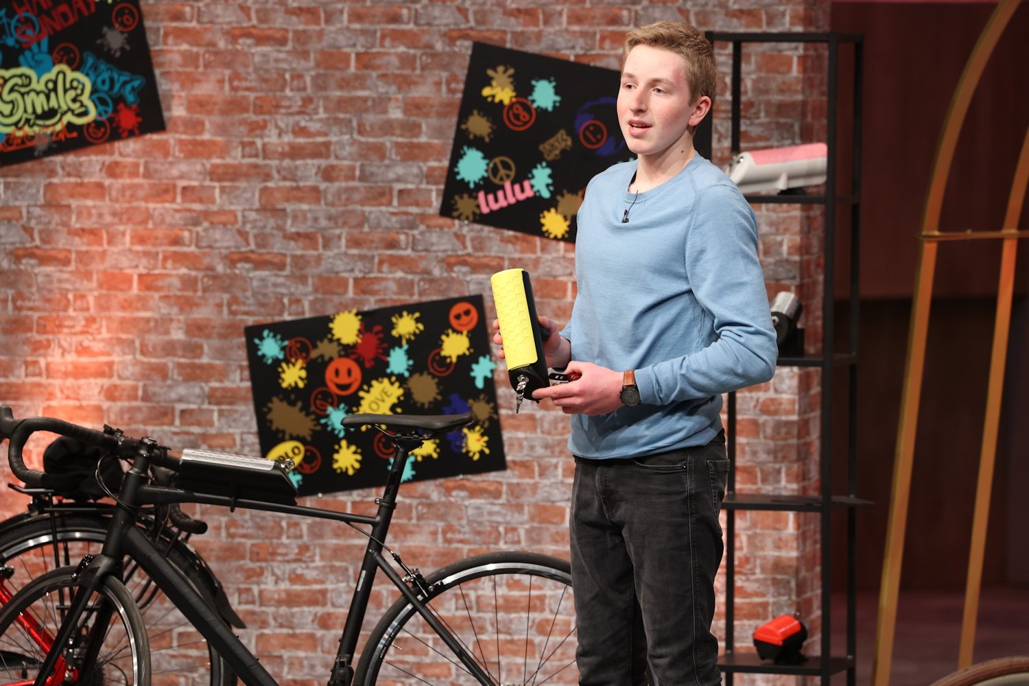 Aaron Holzhäuser DHDL Fahrradbox BeeMyBox Aaron Holzhäuser DHDL Fahrradbox BeeMyBox