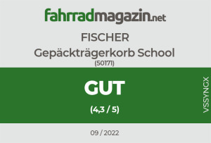 FISCHER Gepäckträgerkorb School 50171 VSSYNGX
