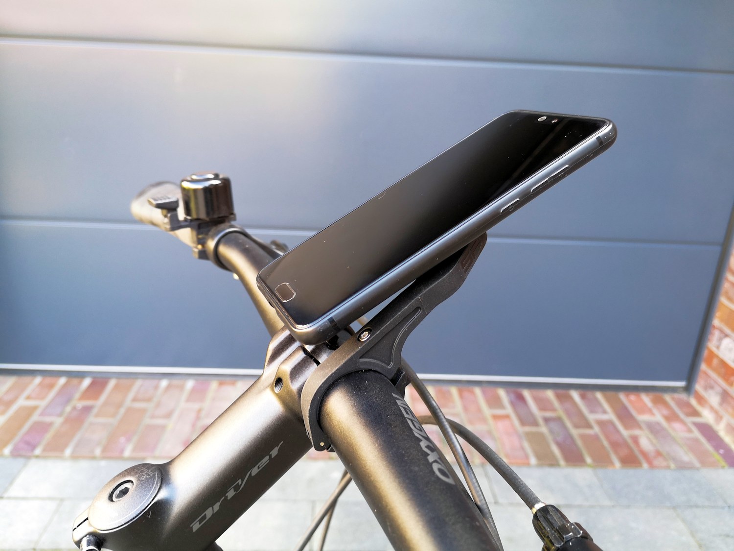 Kaufe Aluminium Fahrrad Telefon Halterung Handy Halter Anti-Shake