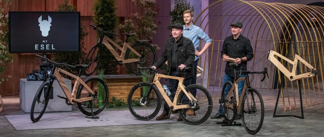 MyEsel DHDL mit Joey Kelly auf Vox und Holzrahmen Fahrrad