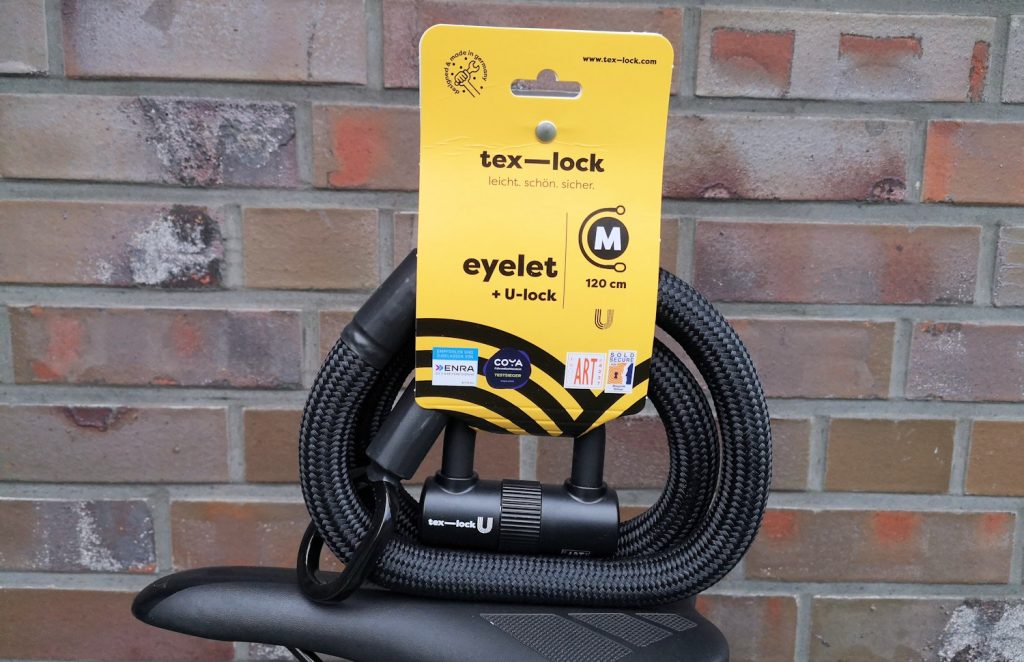 tex-lock eyelet im Test – Fahrradschloss aus Textil