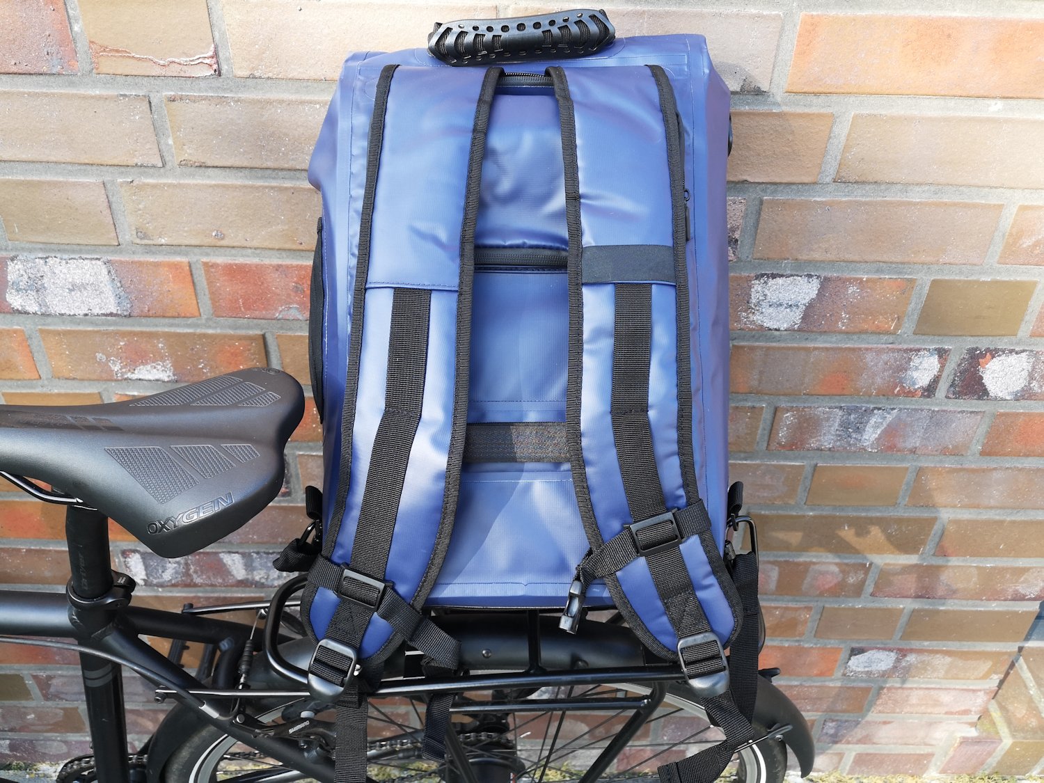 Fahrradtasche ist Rucksack Fahrradtasche ist Rucksack