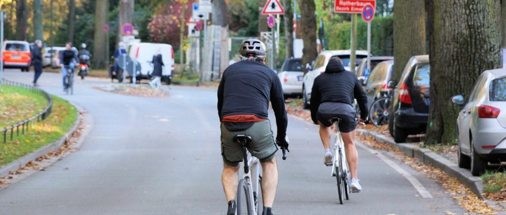 Traumfigur dank Fahrrad