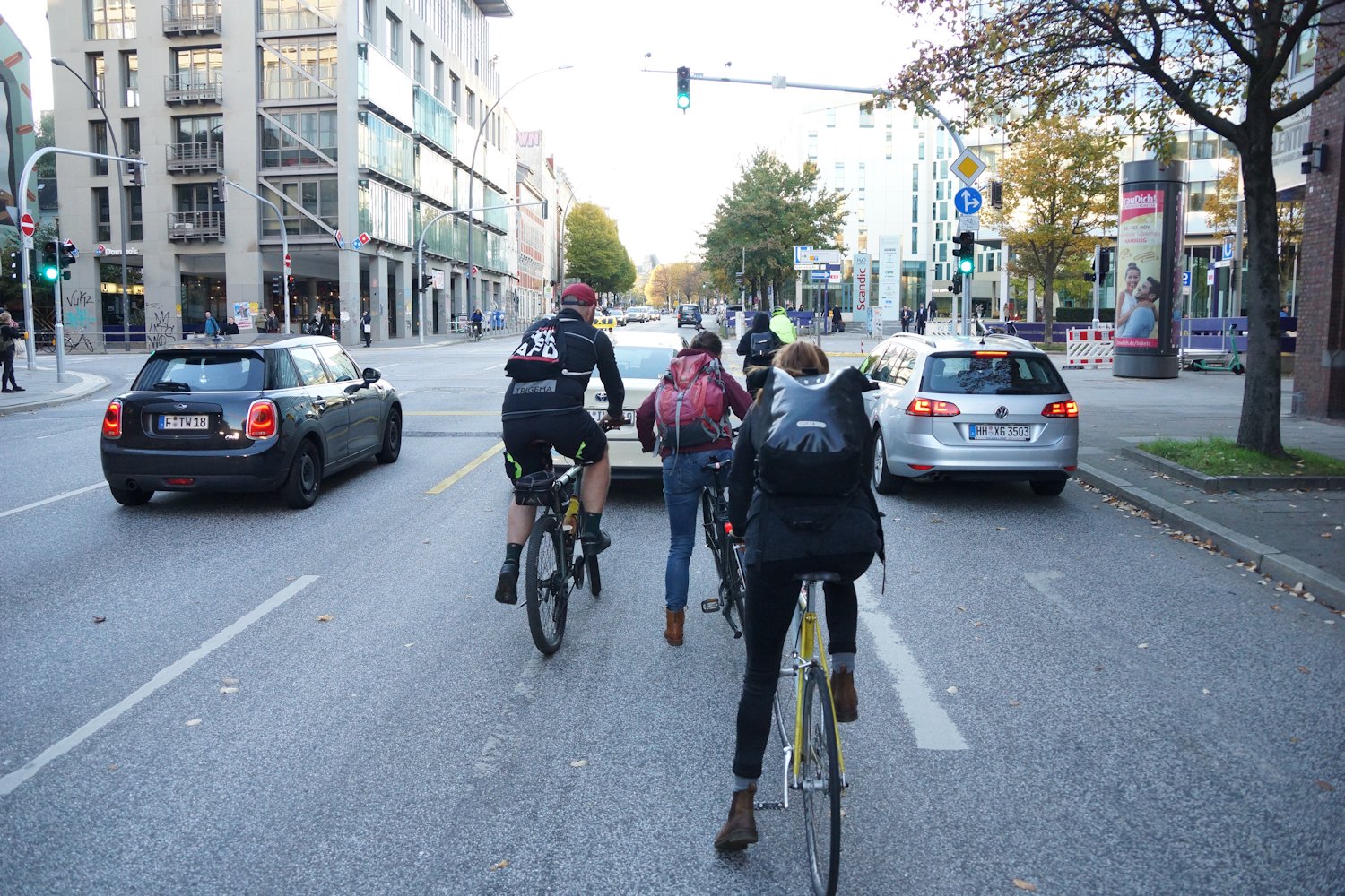 Fahrrad Unfallrisiko effektiv senken in der Stadt