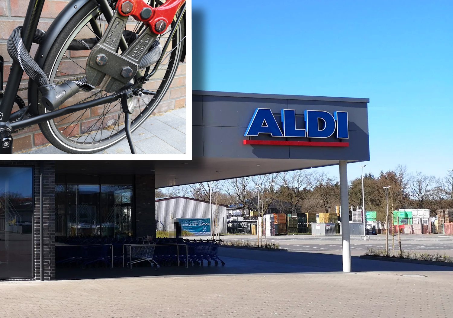 ALDI Fahrradschloss Prophete Kettenschloss