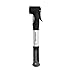 FISCHER Mini-Luftpumpe mit Manometer, Doppelhub-Technik, für alle Ventile (AV, DV, SV), Duokopf, aus Aluminium, extrem kompakt, silber FISCHER Mini-Luftpumpe mit Manometer, Doppelhub-Technik, für alle Ventile (AV, DV, SV), Duokopf, aus Aluminium, extrem kompakt, silber