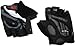 Ultrasport Advanced Fahrrad/Training Handschuhe, halbfinger, mit Geleinlage/Polsterung in Handinnenfläche, Mesheinsatz am Handrücken, Schwarz, M