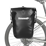 Rhinowalk Fahrradtasche, wasserdichte Fahrrad Gepäckträgertasche, 25L für Fahrrad Gepäckträger, Satteltasche, Umhängetasche, Laptop, professionelles Fahrradzubehör, Schwarz Rhinowalk Fahrradtasche, wasserdichte Fahrrad Gepäckträgertasche, 25L für Fahrrad Gepäckträger, Satteltasche, Umhängetasche, Laptop, professionelles Fahrradzubehör, Schwarz