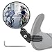Vintoney Fahrradrückspiegel, 1 Stück universal verstellbar 360° Fahrradspiegel für 17,4-22 mm Flacher Lenker Drehspiegel Rückspiegel Lenkerspiegel für Fahrrad rennrad Mountainbikes (Kurzer Griff)