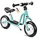PUKY LR M Aqua Green | Laufrad ab 2 Jahre | Kinderspielzeug ab 2 Jahre | Balance Bike | Kinderroller mit Trittbrett | Lauflernrad mit Sicherheitslenkergriffen | Höhenverstellbarer Lenker & Sattel