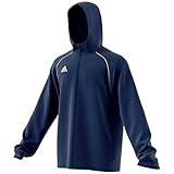 adidas Herren Core 18 Regenjacke, Dark Blue/White, XXXL adidas Herren Core 18 Regenjacke, Dark Blue/White, XXXL