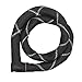ABUS Kettenschloss Iven Chain 8210 – Fahrradschloss aus gehärtetem Stahl – mit Kunstfaserummantelung – ABUS-Sicherheitslevel 10 – 85 cm – Schwarz