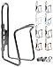 LOEVELOSI Flaschenhalter Fahrrad Schwarz Aluminium Extra Verstärkt für Rennrad MTB Trekkingrad Kinderfahrrad Getränkehalter Fahrrad Trinkflaschenhalter Halter für Trinkflasche Fahrrad Flaschenhalter