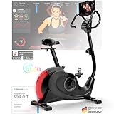 SPORTSTECH ESX600s Ergometer Exercise Bike mit innovativer LED-Technologie, Indoor Cycling Bike, 12 kg Schwungmasse, magnetisches Bremssystem, Pulsgurt und kompatible App SPORTSTECH ESX600s Ergometer Exercise Bike mit innovativer LED-Technologie, Indoor Cycling Bike, 12 kg Schwungmasse, magnetisches Bremssystem, Pulsgurt und kompatible App