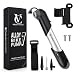 VeloChampion 100 PSI Mini Fahrradpumpe für alle Fahrräder, Pumpe | Kleine Luftpumpe für Presta-, Schrader- & Dunlop-Ventile. Mit Rahmenhalterung & Ballnadel für Rennrad, MTB & E-Bike VeloChampion 100 PSI Mini Fahrradpumpe für alle Fahrräder, Pumpe | Kleine Luftpumpe für Presta-, Schrader- & Dunlop-Ventile. Mit Rahmenhalterung & Ballnadel für Rennrad, MTB & E-Bike