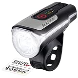 SIGMA SPORT - Aura 80 | LED Fahrradlicht 80 Lux | StVZO zugelassenes, akkubetriebenes Vorderlicht, Front
