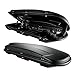 Autodachbox VDP Xtreme 400 - Schwarze Dachbox 400 Liter | Universal Dachkoffer für Reise & Camping | VDP Dachbox, Dachkoffer Auto, Sicher & Abschließbar