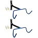 WELLGRO 2x Wand Fahrradhalter - Stahl - Tragkraft bis 30 kg - Wandmontage - Fahrrad Ständer - klappbar - Farbe wählbar, Farbe:Blau