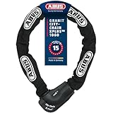 ABUS Kettenschloss Granit CityChain XPlus 1060 – Fahrradschloss aus gehärtetem Stahl – ABUS-Sicherheitslevel 15 – 85 cm – Schwarz ABUS Kettenschloss Granit CityChain XPlus 1060 – Fahrradschloss aus gehärtetem Stahl – ABUS-Sicherheitslevel 15 – 85 cm – Schwarz