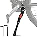 tinxi® Fahrradständer Seitenständer Hinterbau Mittelbau verstellbar 24" 26" Universal mit Anti-Rutsch Gummifuß Aluminiunlegierung