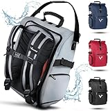 Valkental - Hochwertige & Vollreflektierende Fahrradtasche - 23L - Geeignet als Gepäckträgertasche, Rucksack & Umhängetasche - 100% Wasserdicht Valkental - Hochwertige & Vollreflektierende Fahrradtasche - 23L - Geeignet als Gepäckträgertasche, Rucksack & Umhängetasche - 100% Wasserdicht